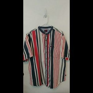 Vintage Bugle Boy XL Pure Cotton RWB Button Down